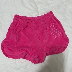 PINK Terry cloth shorts